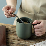 vicase 14oz Ceramic Coffee Mugs – Set of 6, Reactive Glaze